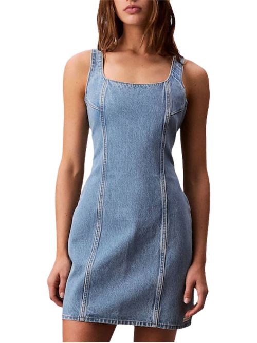 Abito corto in denim Calvin Klein Jeans | LV047C714G0QZ